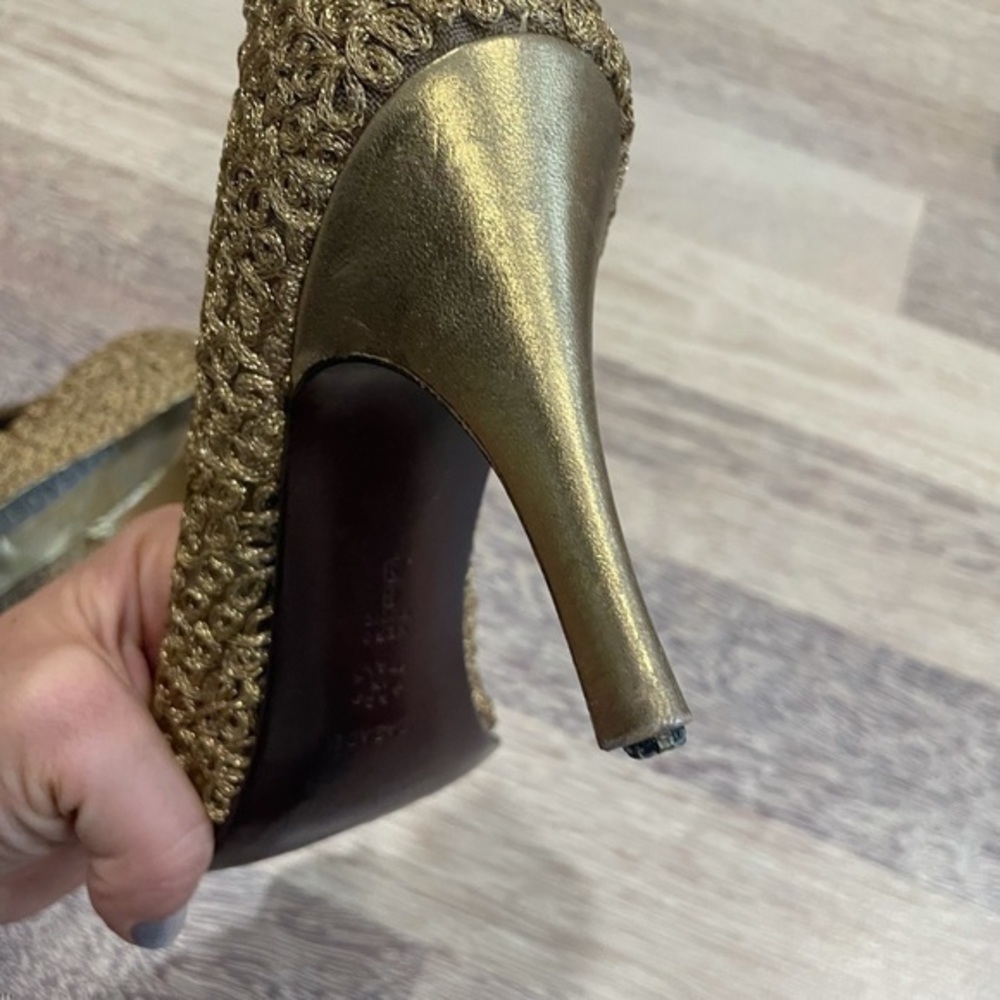 CASADEI CROCHET HEELS SIZE 39 - Picture 9 of 16